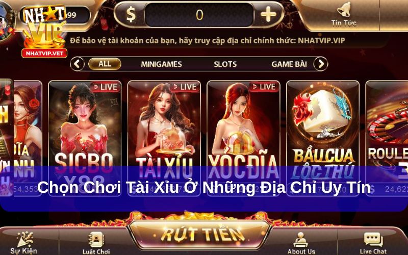 Những lời khuyên hữu ích khi chơi Tài Xỉu Vanga