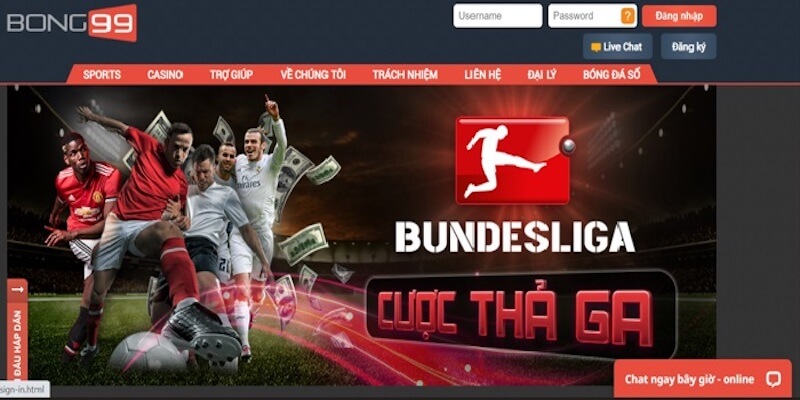 Sản phẩm cá cược đa dạng tại Bong99